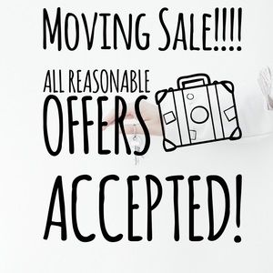 Closet closes 9/2/19 Send offers for a great deal!